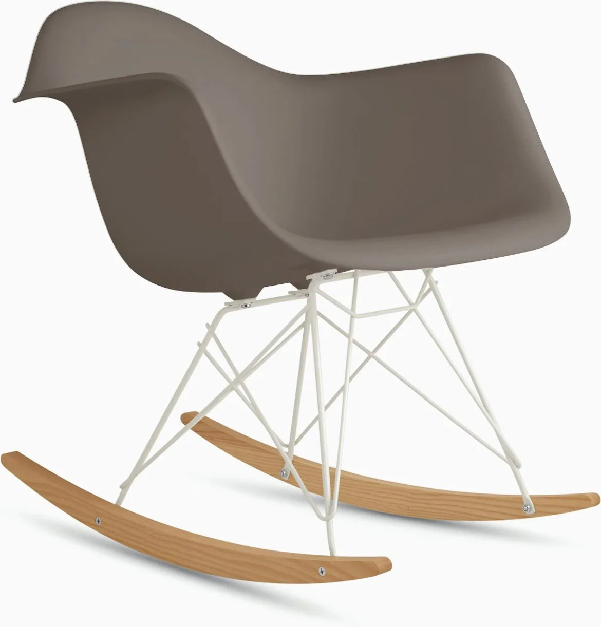 Eames Molded Plastic Armchair, Rocker Base