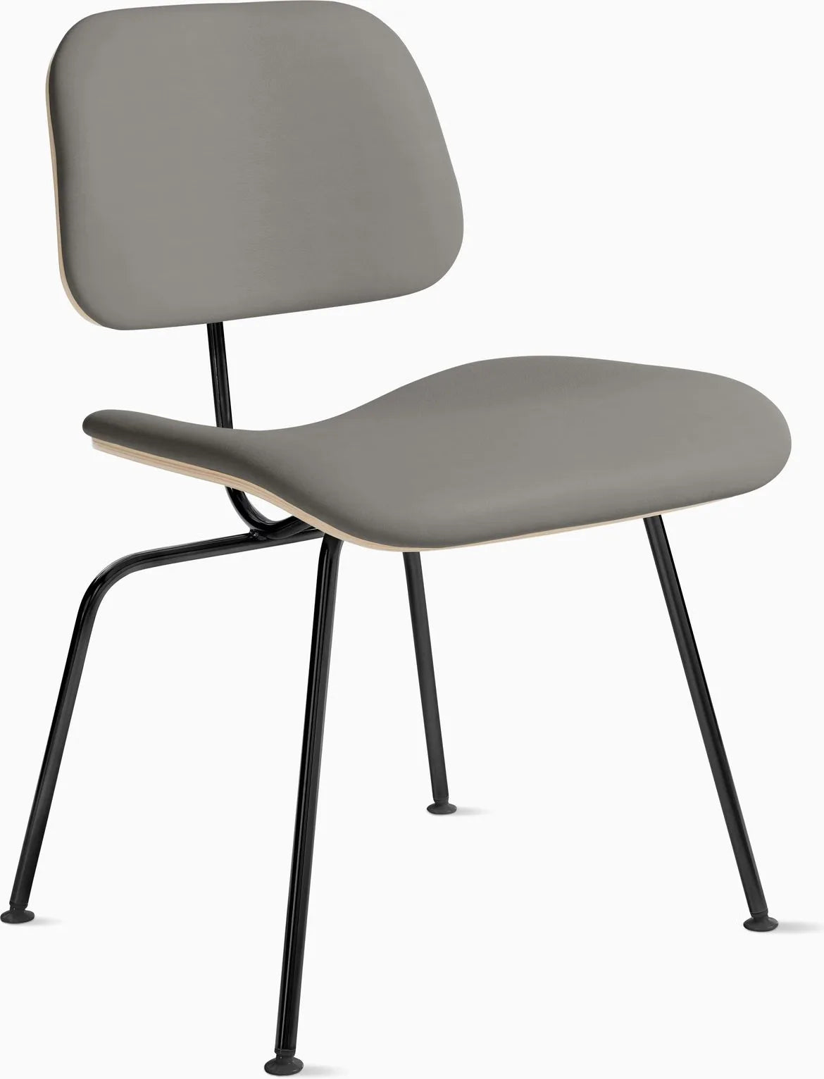 Eames Molded Plywood Dining Chair Metal Base (DCM), Non Upholstered