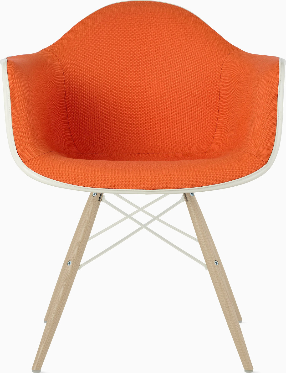 Eames Upholstered Molded Plastic Armchair