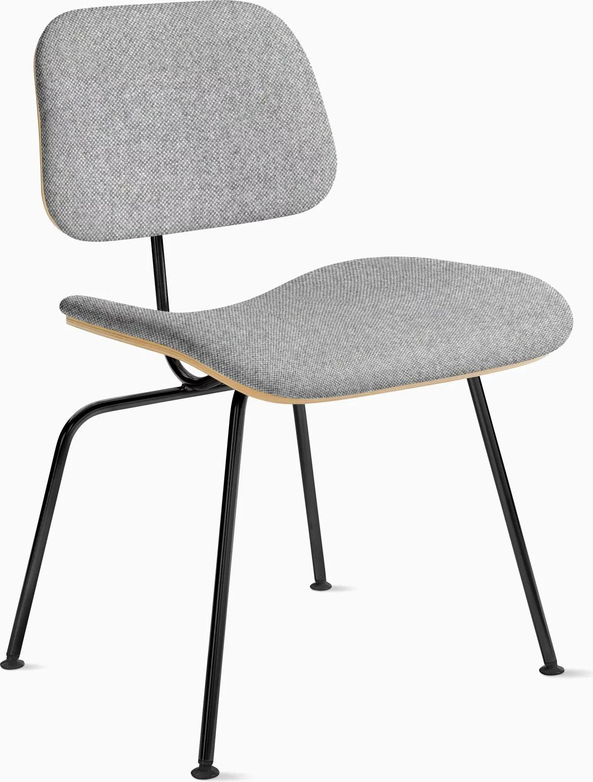 Eames Molded Plywood Dining Chair Metal Base (DCM), Non Upholstered