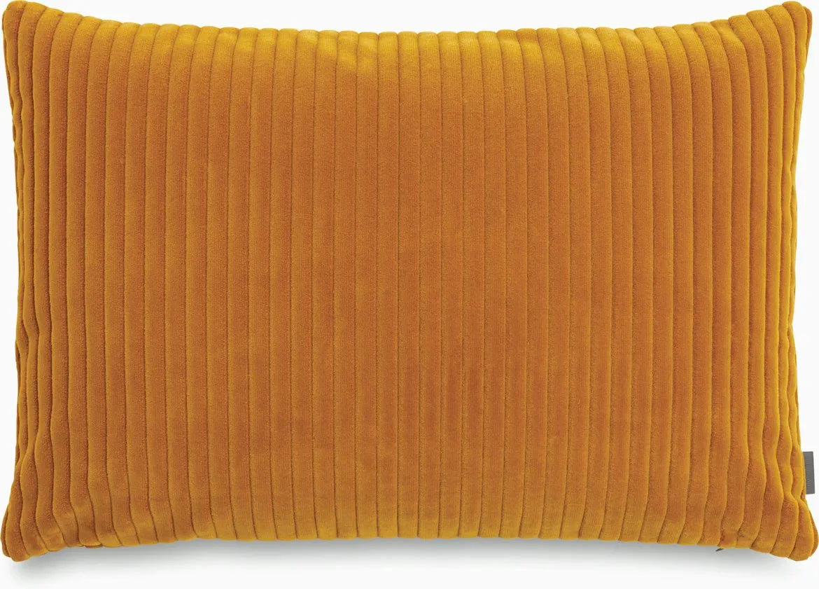 Wide Corduroy Rectangular Throw Pillow