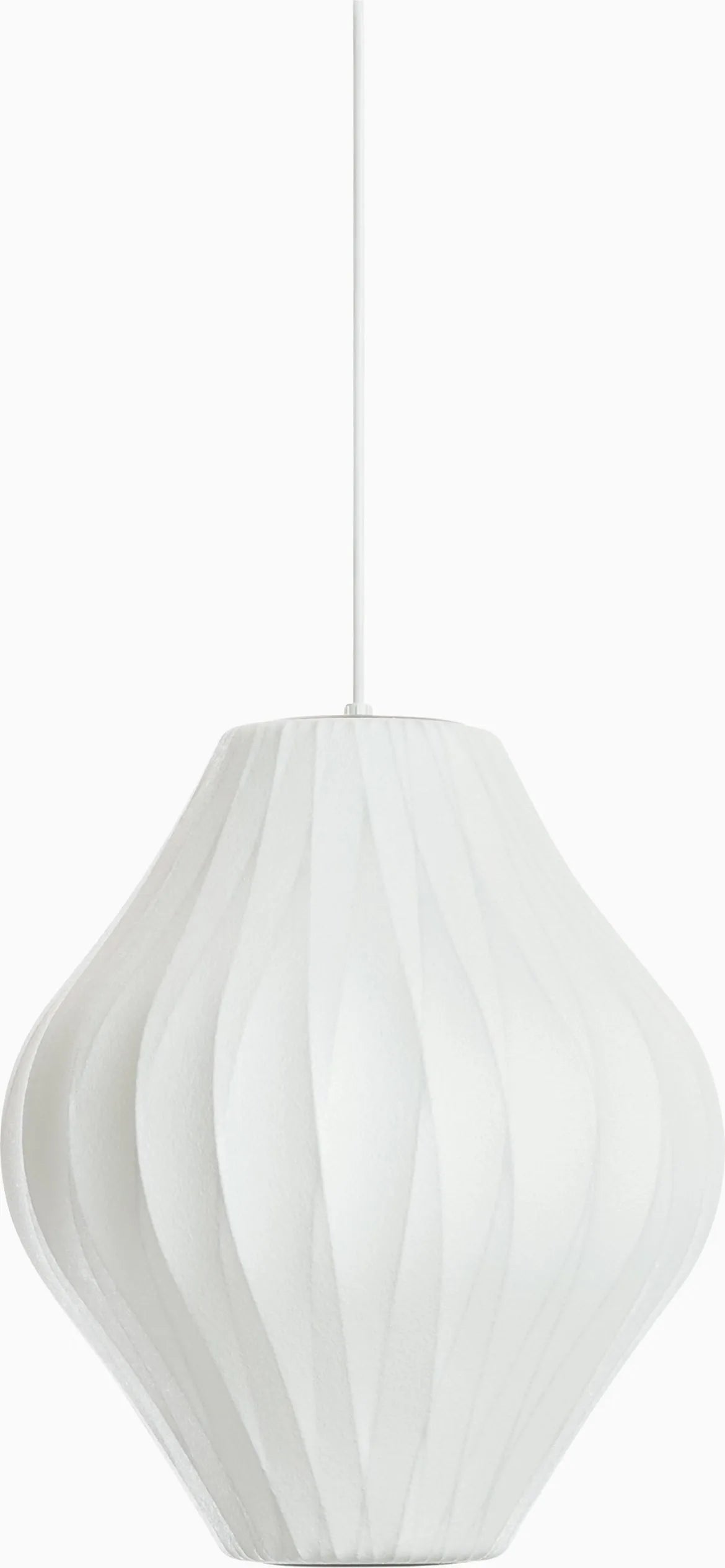 Nelson Pear Crisscross Bubble Pendant