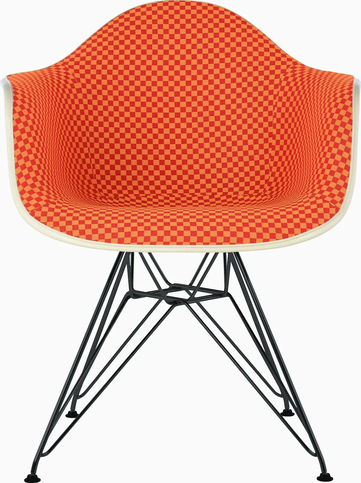 Eames Upholstered Molded Plastic Armchair