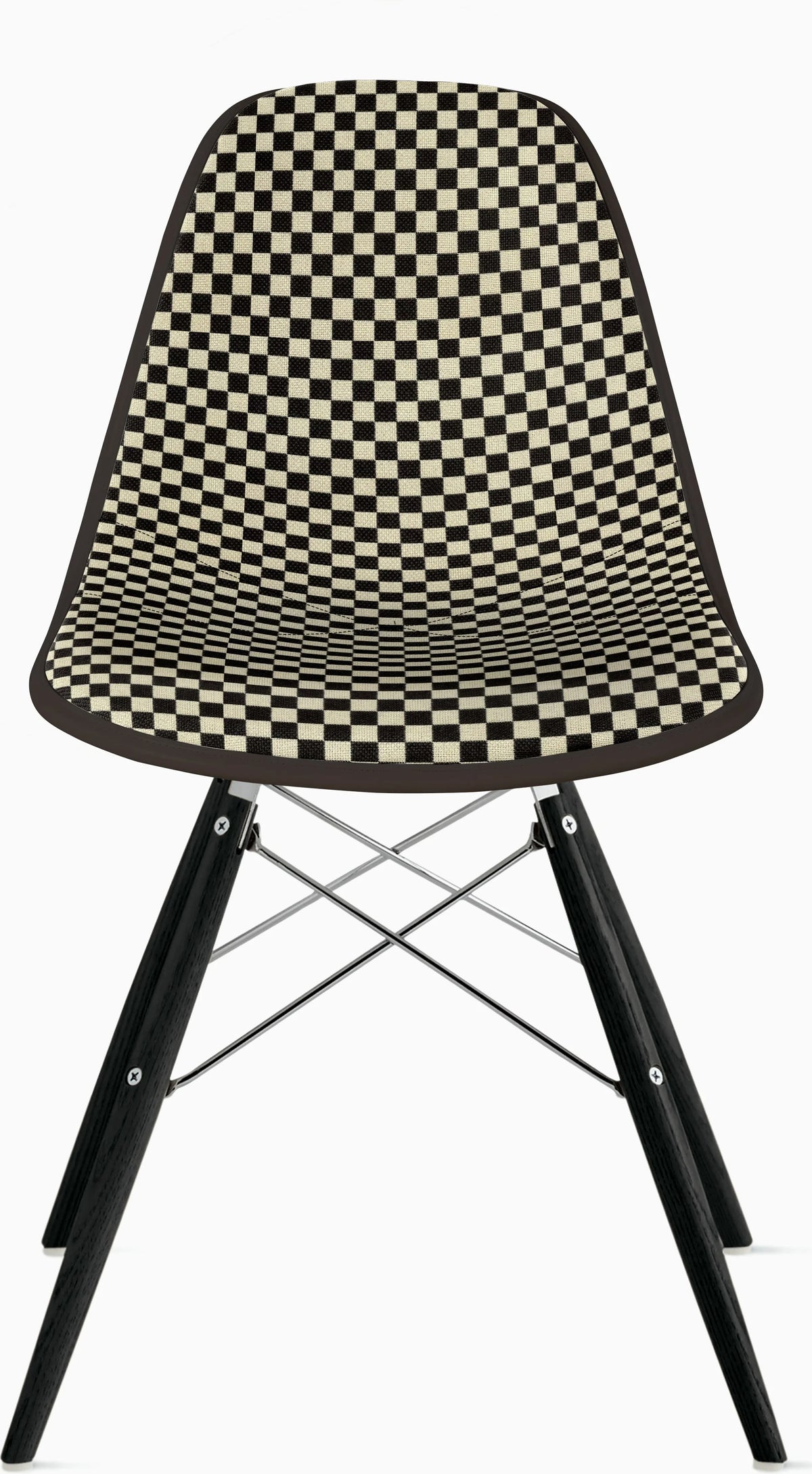 Eames Upholstered Molded Plastic Side Chair