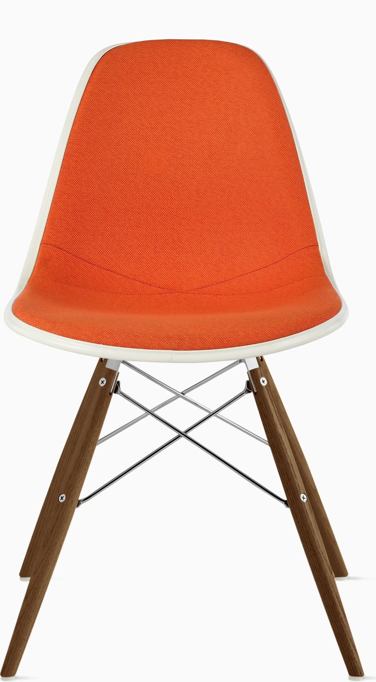 Eames Upholstered Molded Plastic Side Chair