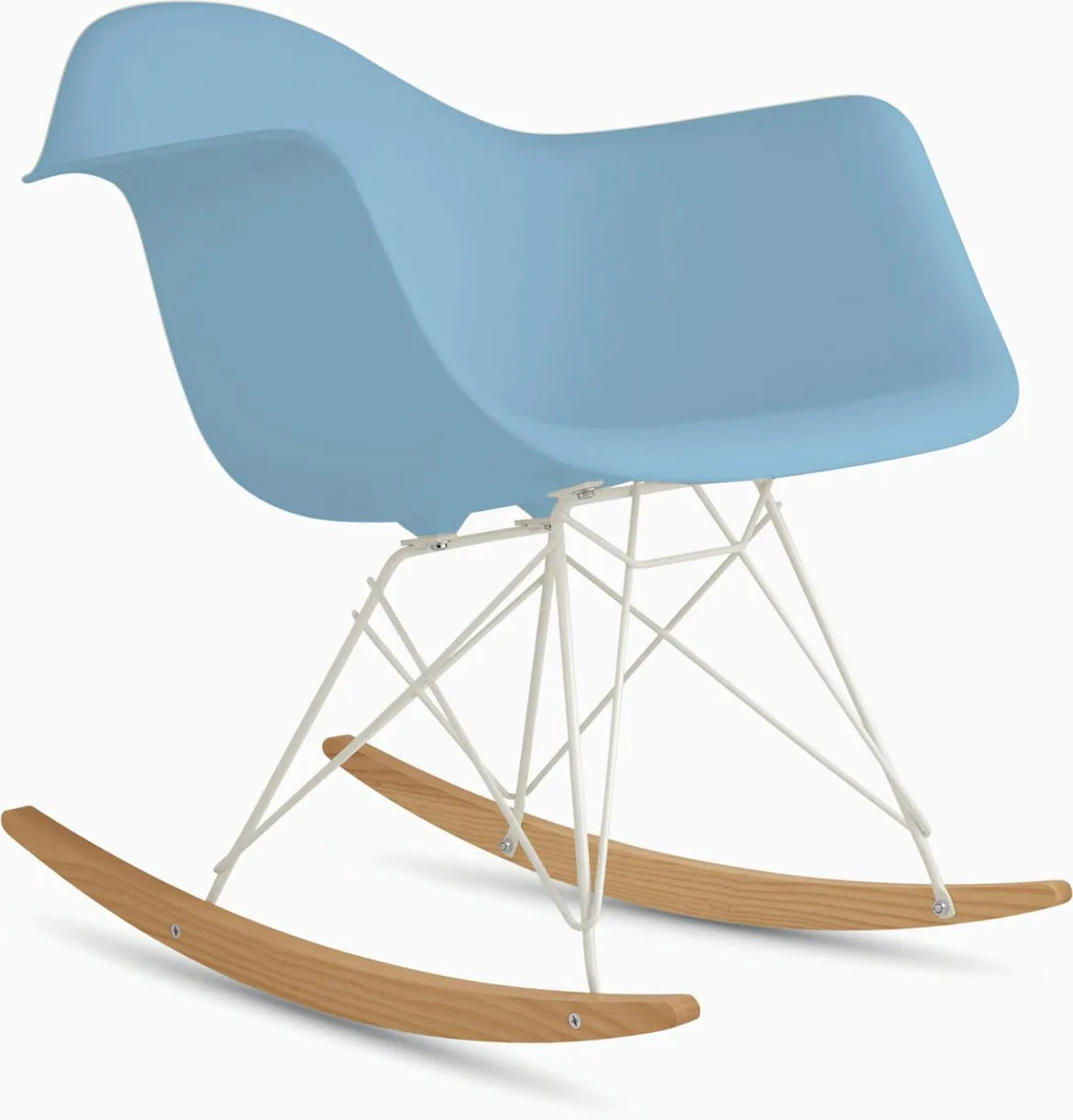 Eames Molded Plastic Armchair, Rocker Base
