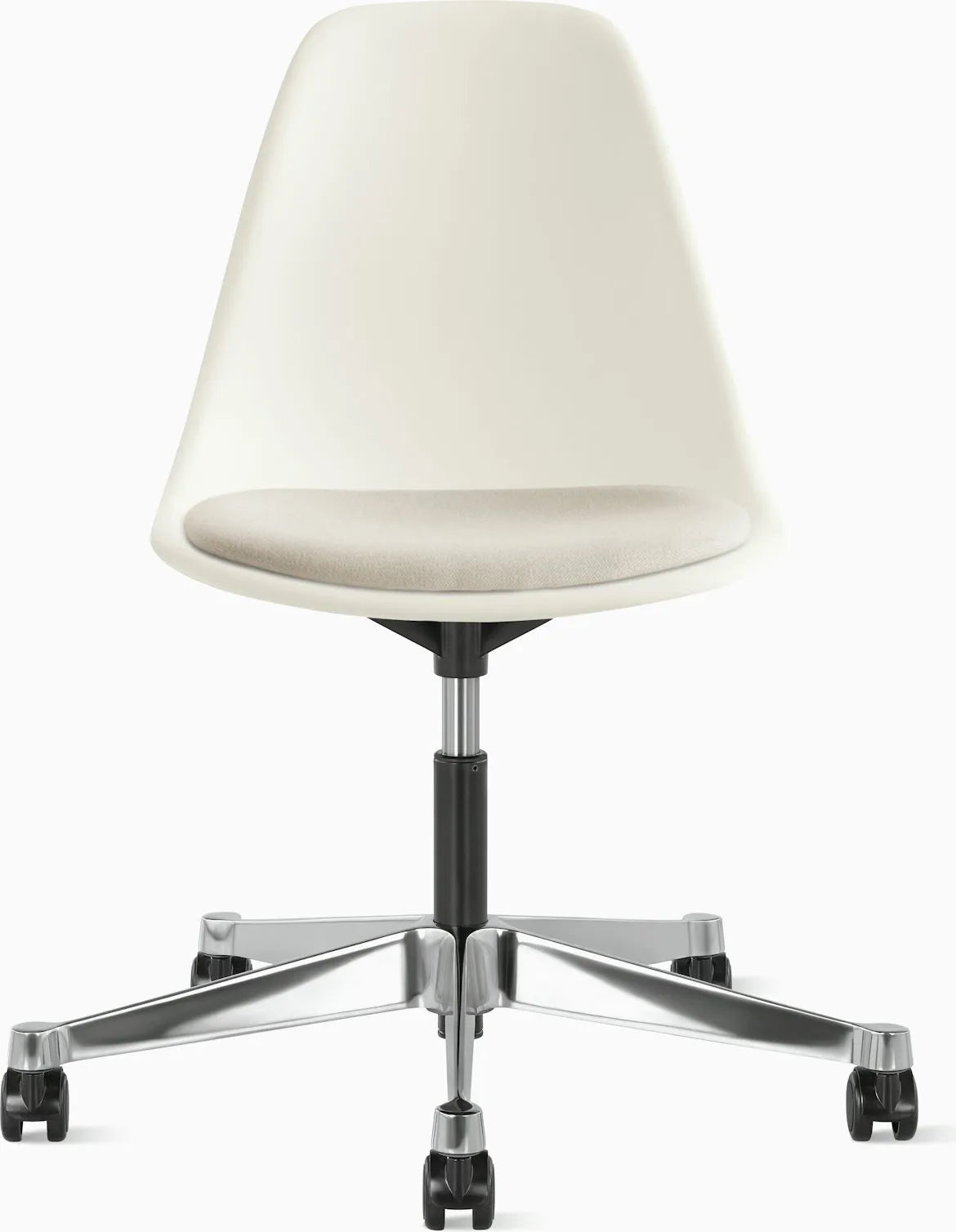 Eames Molded Plastic Task Side Chair with Seatpad