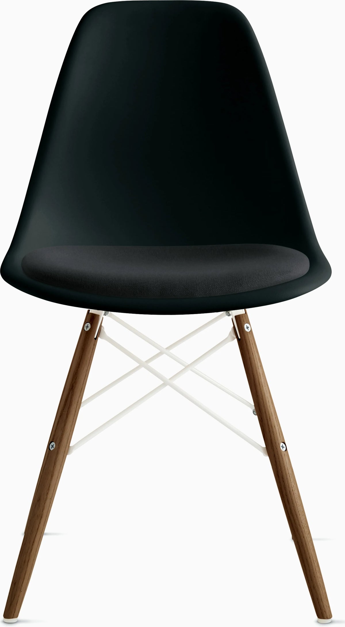 Eames Molded Plastic Side Chair with Seat Pad