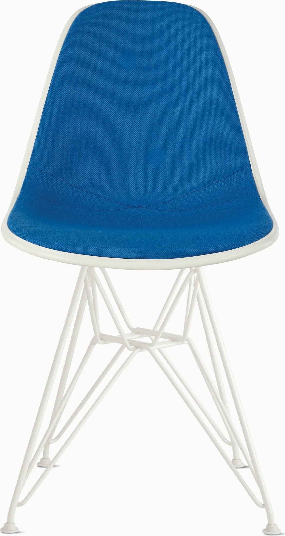 Eames Upholstered Molded Plastic Side Chair