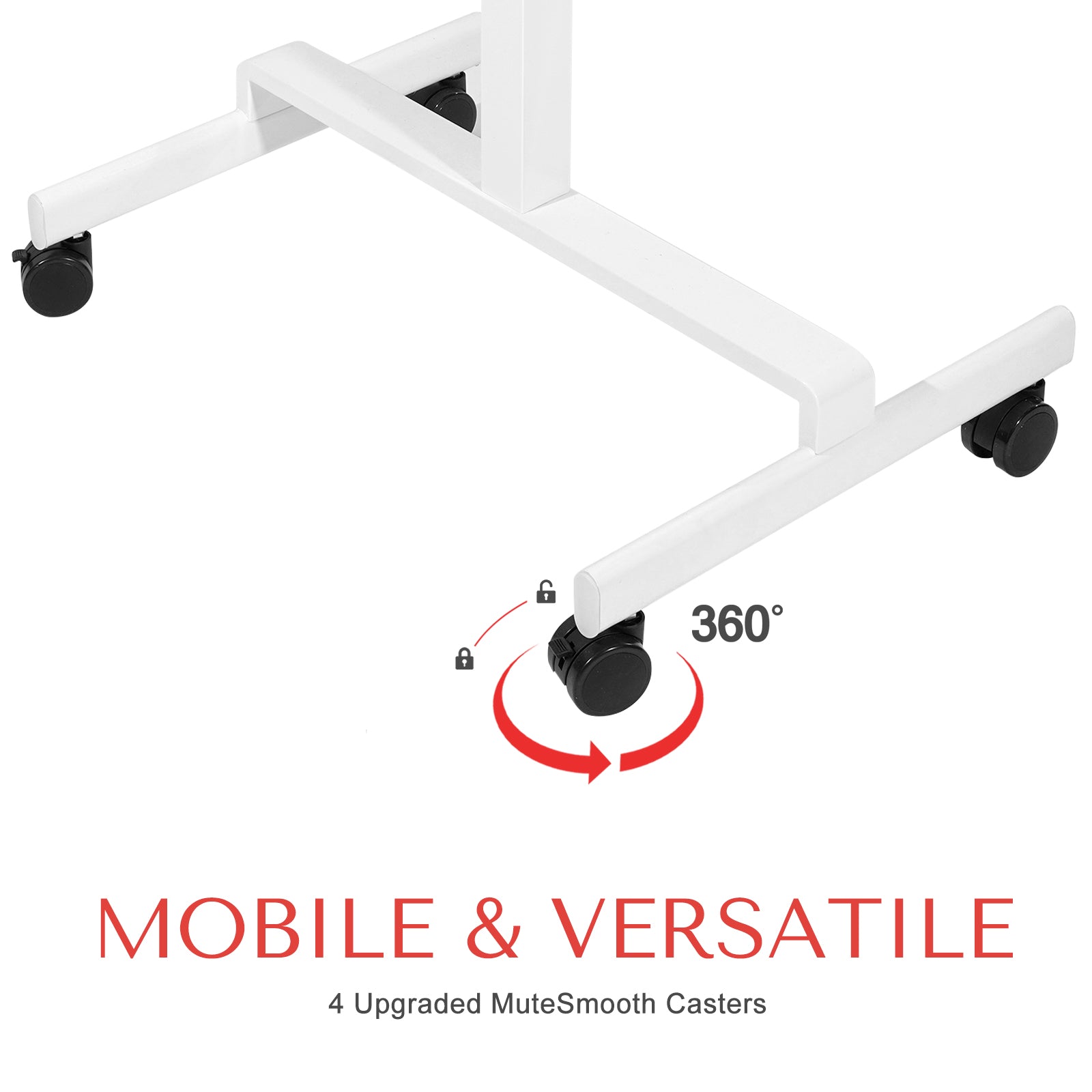 Rolling Standing Desk Converter