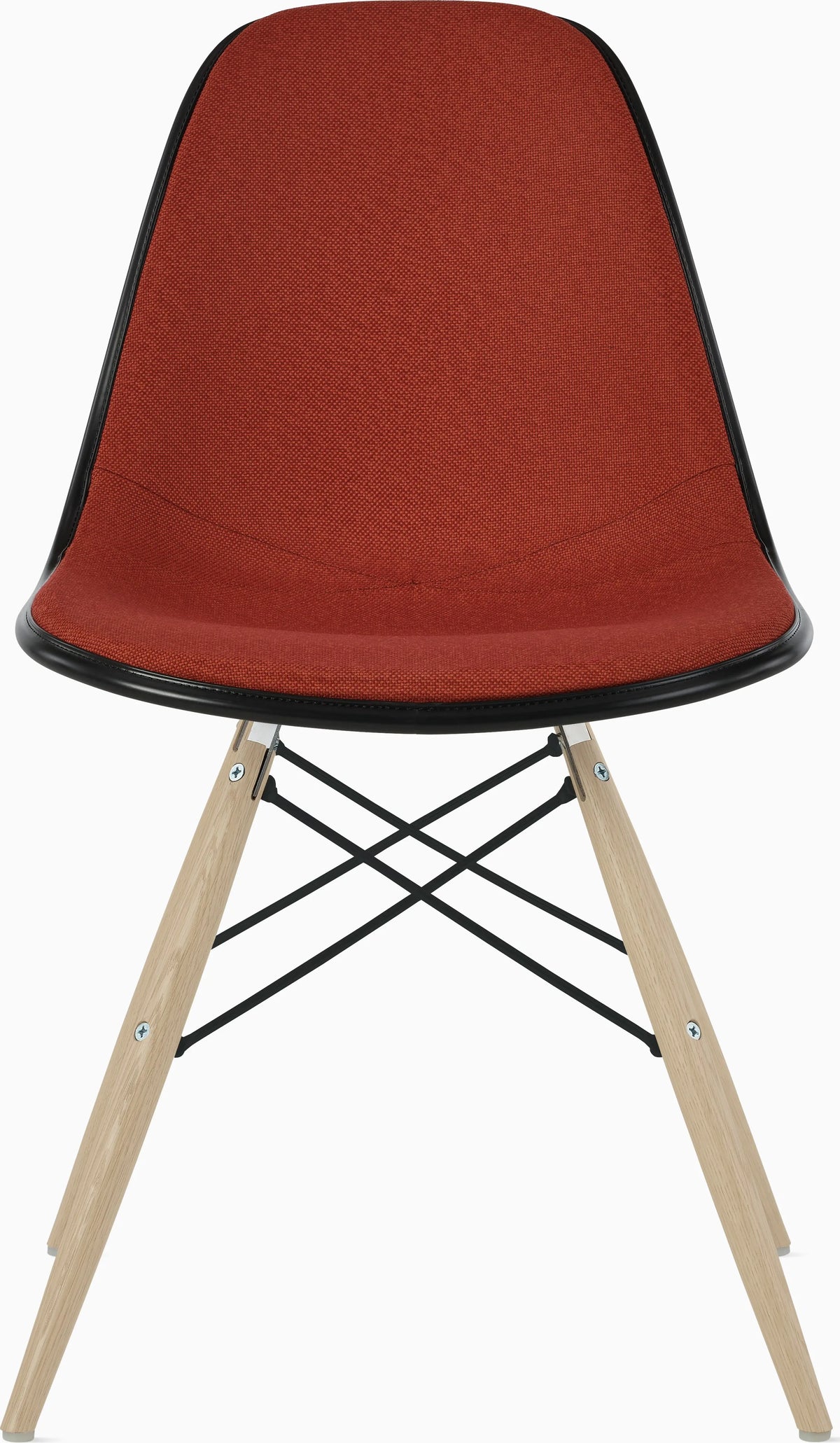 Eames Upholstered Molded Plastic Side Chair