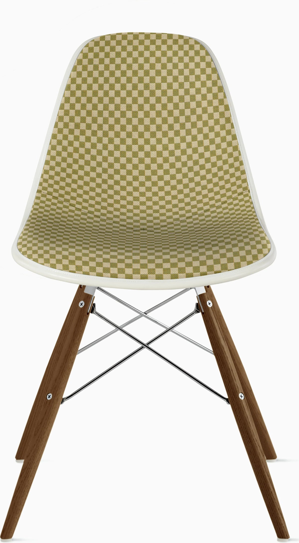 Eames Upholstered Molded Plastic Side Chair