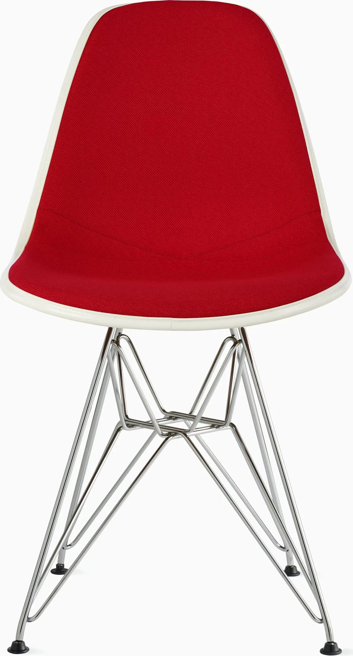 Eames Upholstered Molded Plastic Side Chair