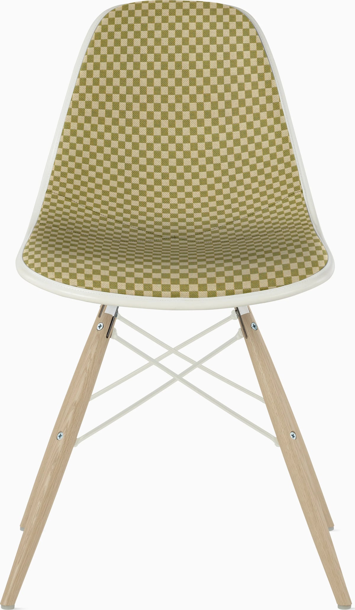 Eames Upholstered Molded Plastic Side Chair