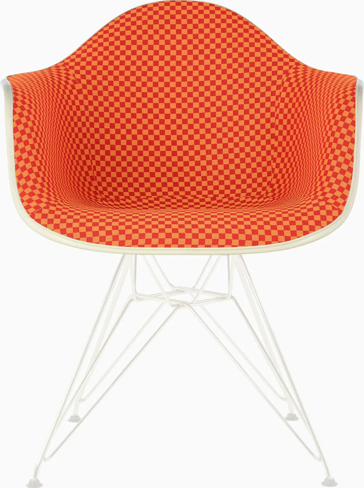 Eames Upholstered Molded Plastic Armchair