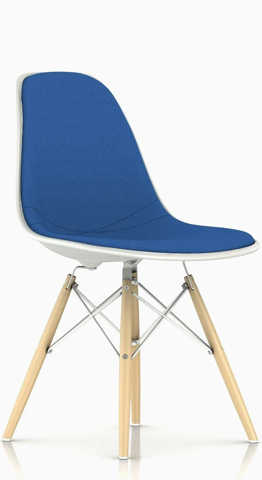 Eames Upholstered Molded Plastic Side Chair