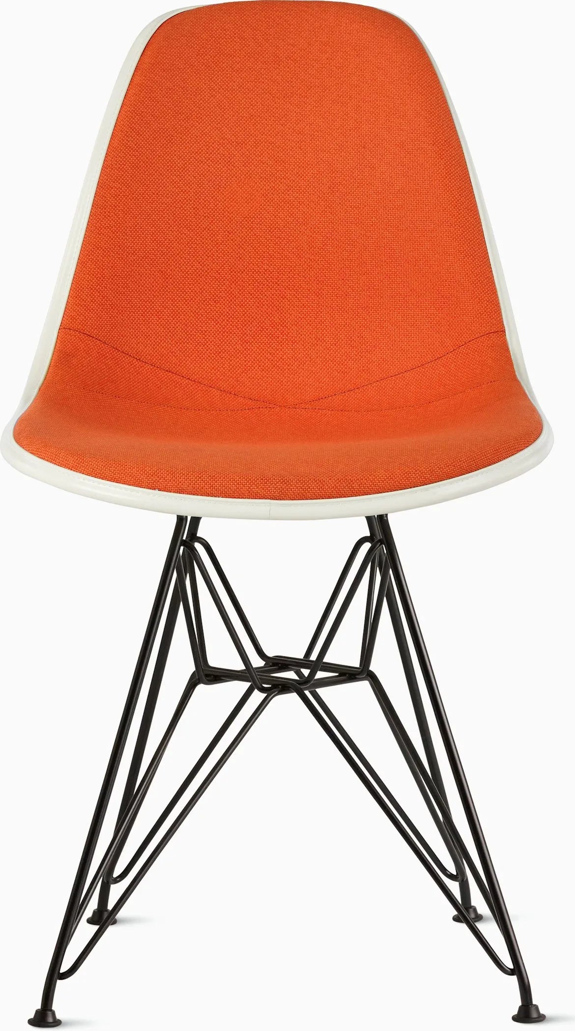 Eames Upholstered Molded Plastic Side Chair