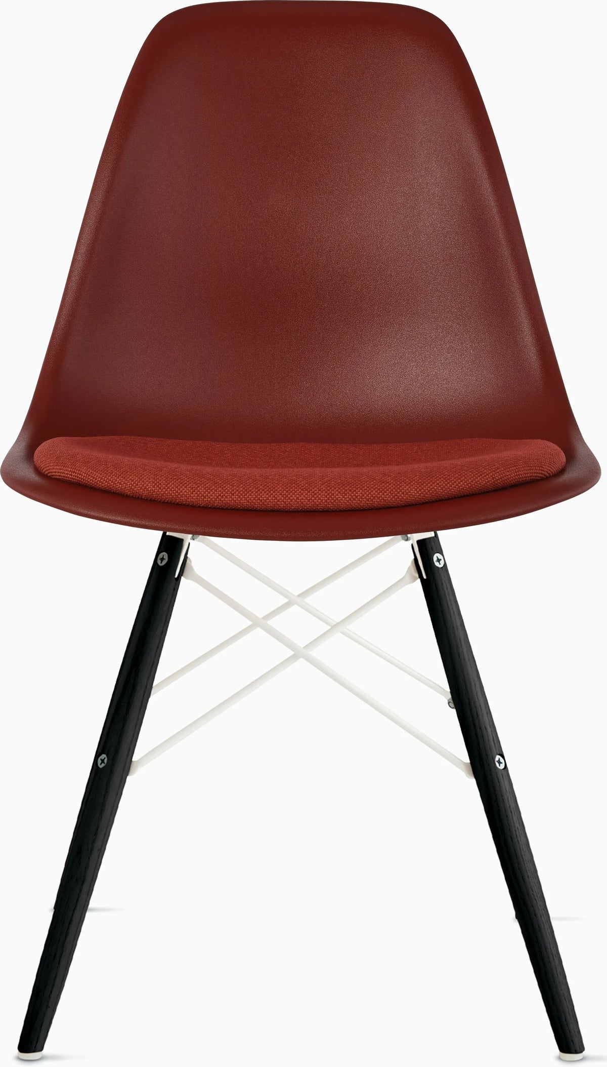 Eames Molded Plastic Side Chair with Seat Pad