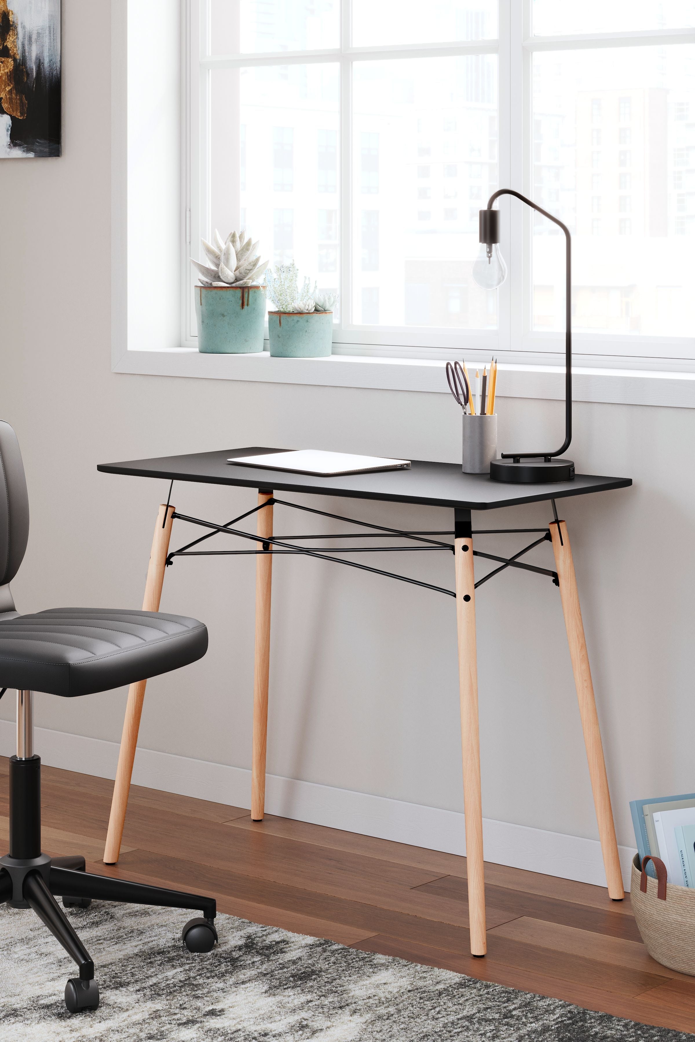 Jaspeni Modern Home Office Desk