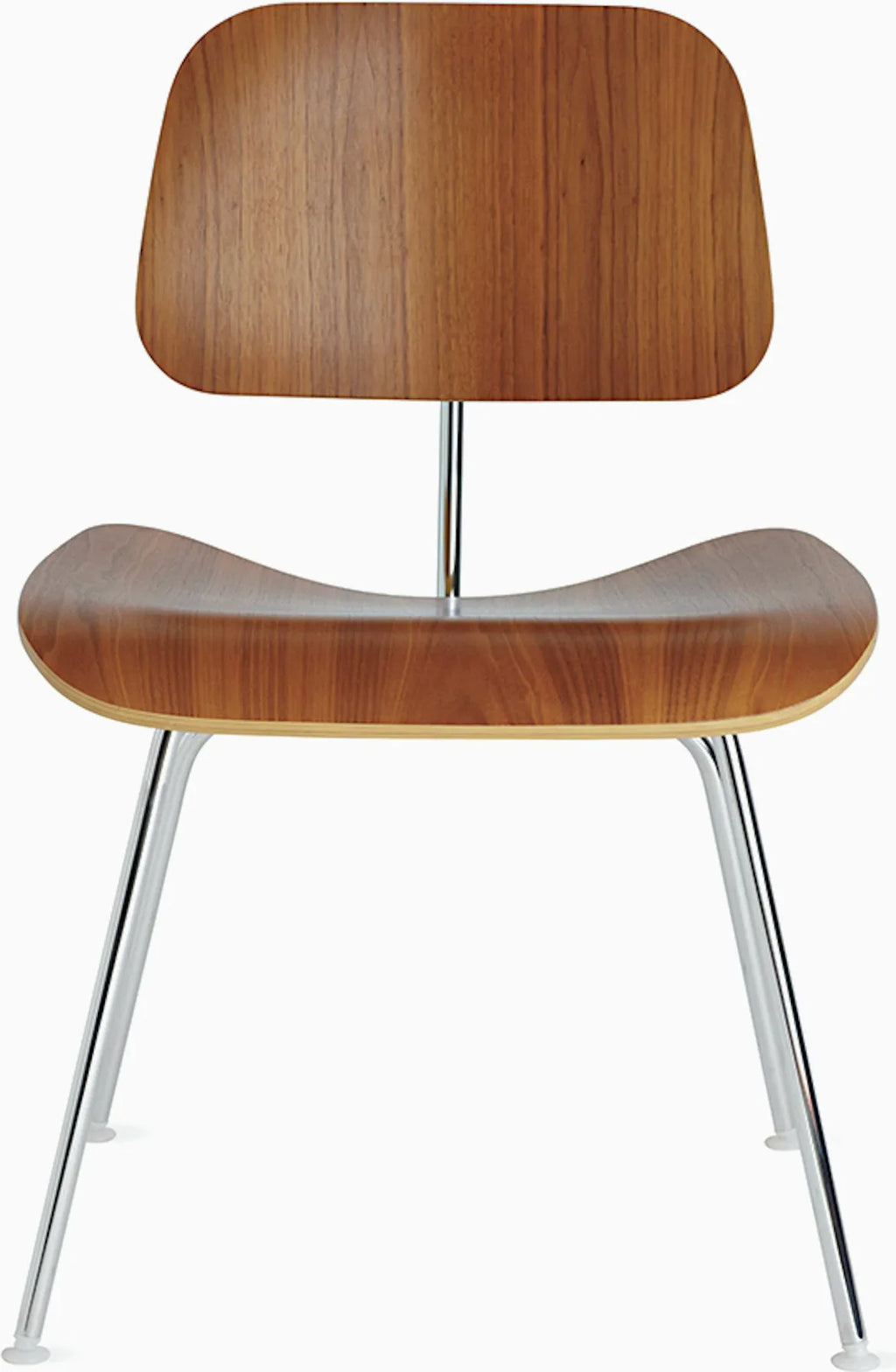 Eames Molded Plywood Dining Chair Metal Base (DCM), Non Upholstered