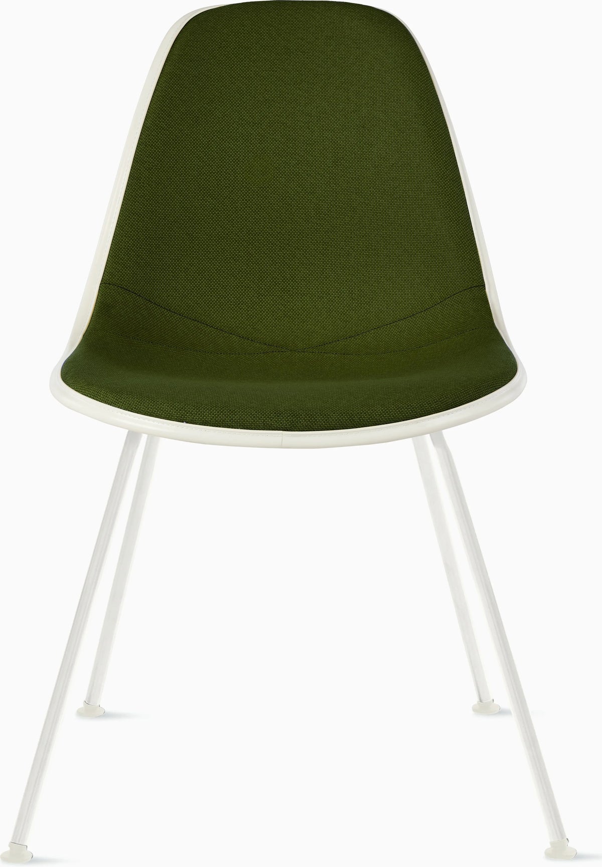 Eames Upholstered Molded Plastic Side Chair