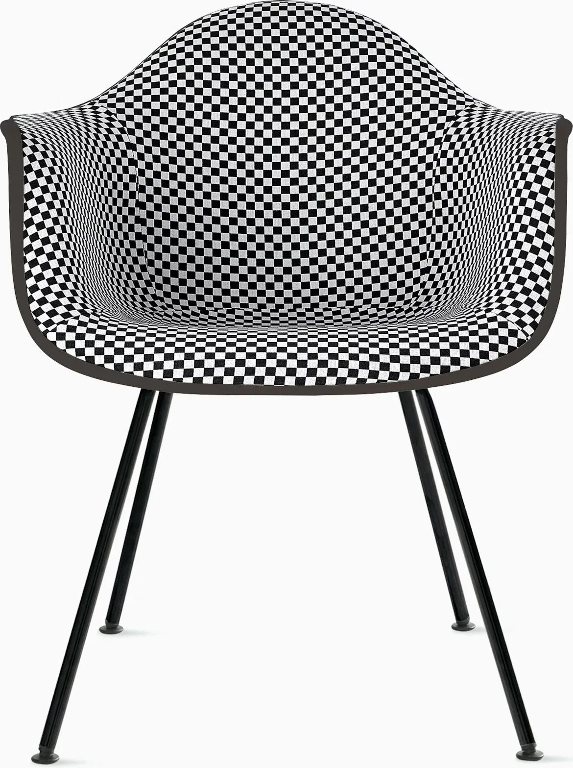 Eames Upholstered Molded Plastic Armchair
