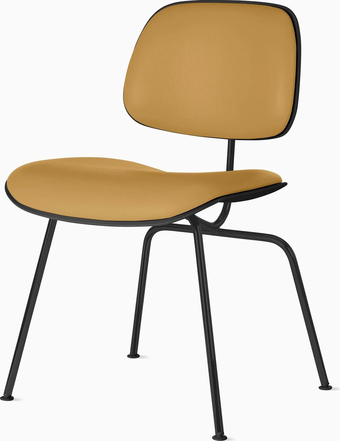 Eames Molded Plastic Dining Chair (EC-127), Upholstered