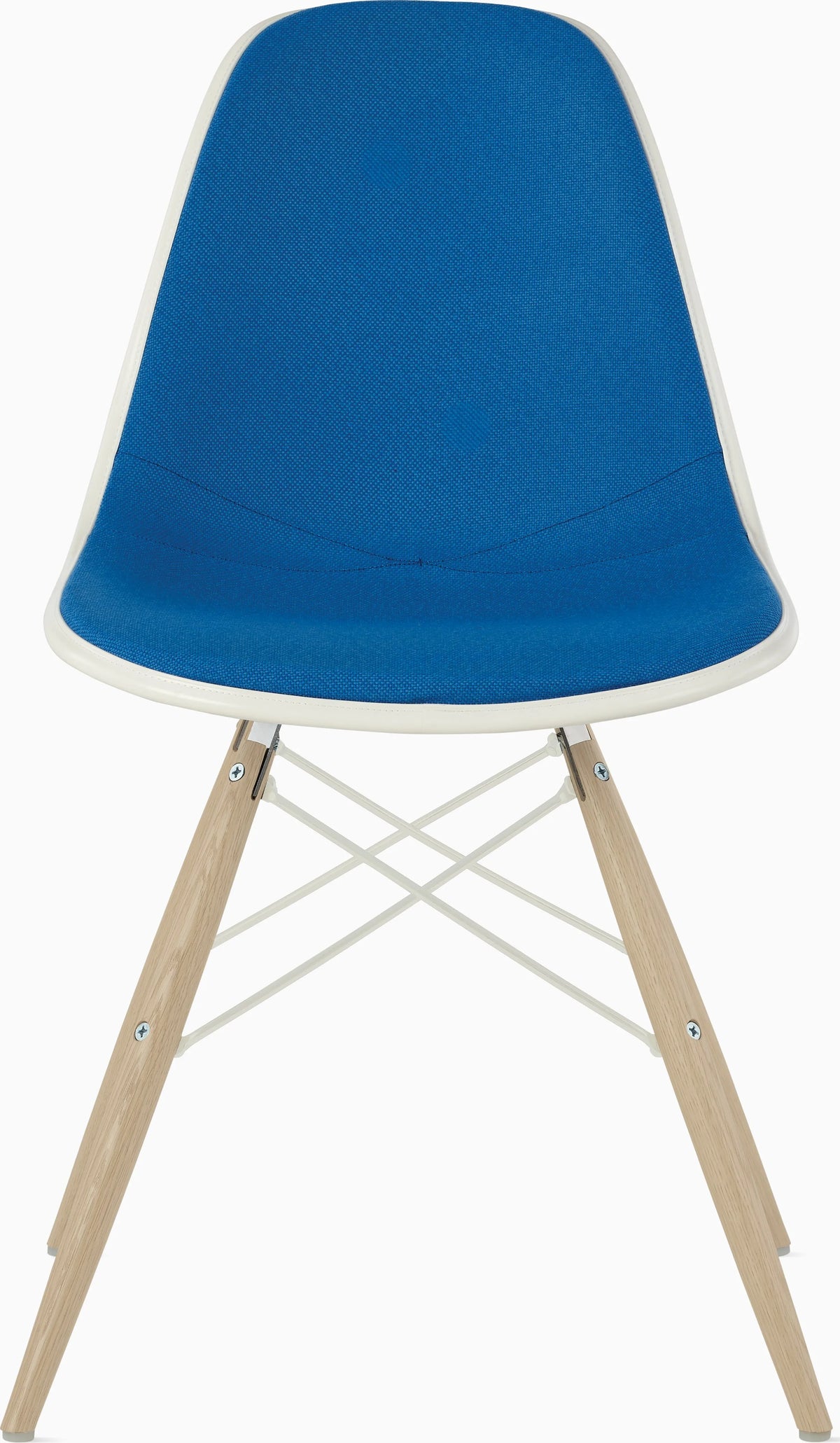 Eames Upholstered Molded Plastic Side Chair