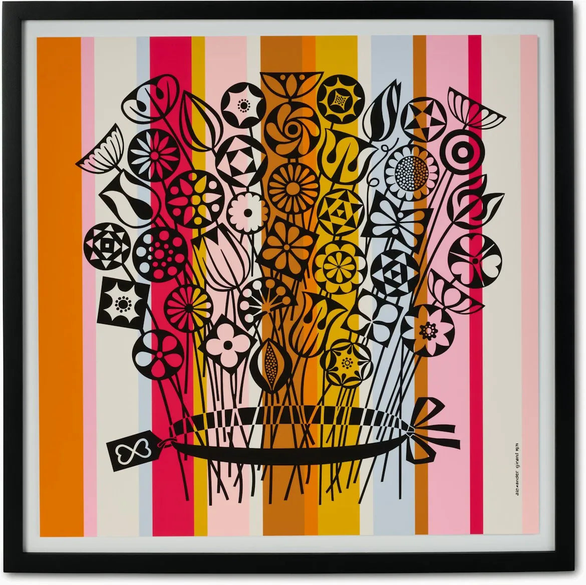 Girard Bouquet, Framed