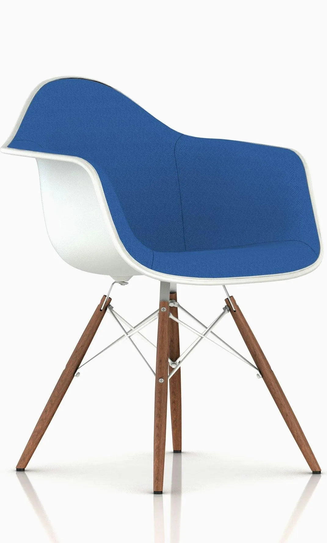 Eames Upholstered Molded Plastic Armchair