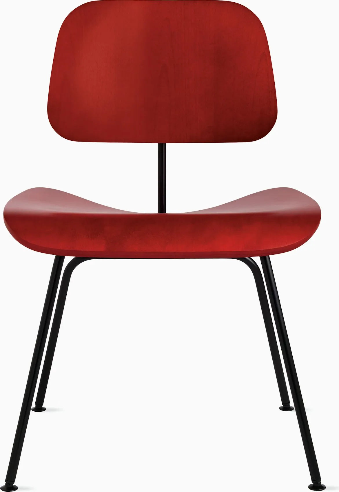 Eames Molded Plywood Dining Chair Metal Base (DCM), Non Upholstered