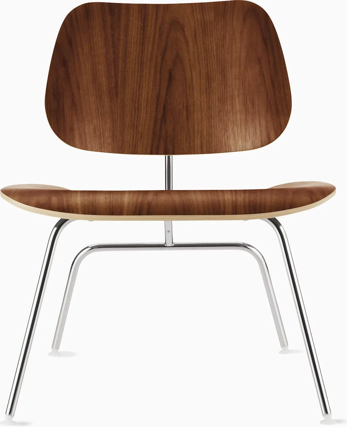Eames Molded Plywood Lounge Chair Metal Base (LCM), Non Upholstered