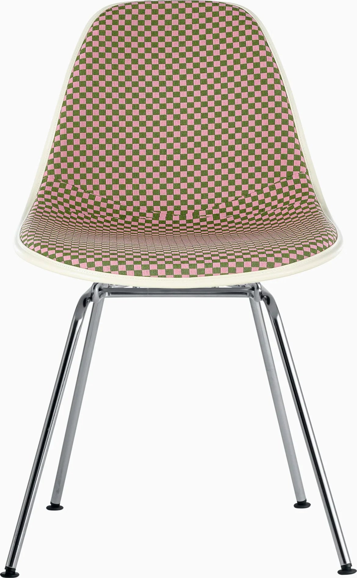 Eames Upholstered Molded Fiberglass Side Chair