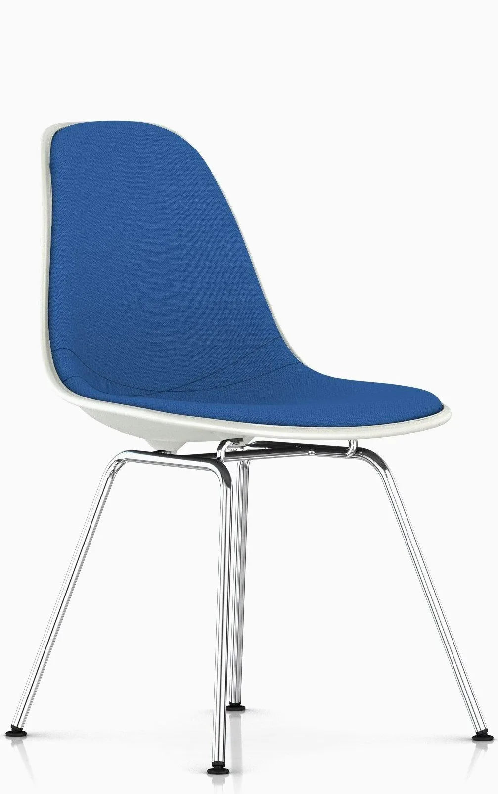 Eames Upholstered Molded Plastic Side Chair