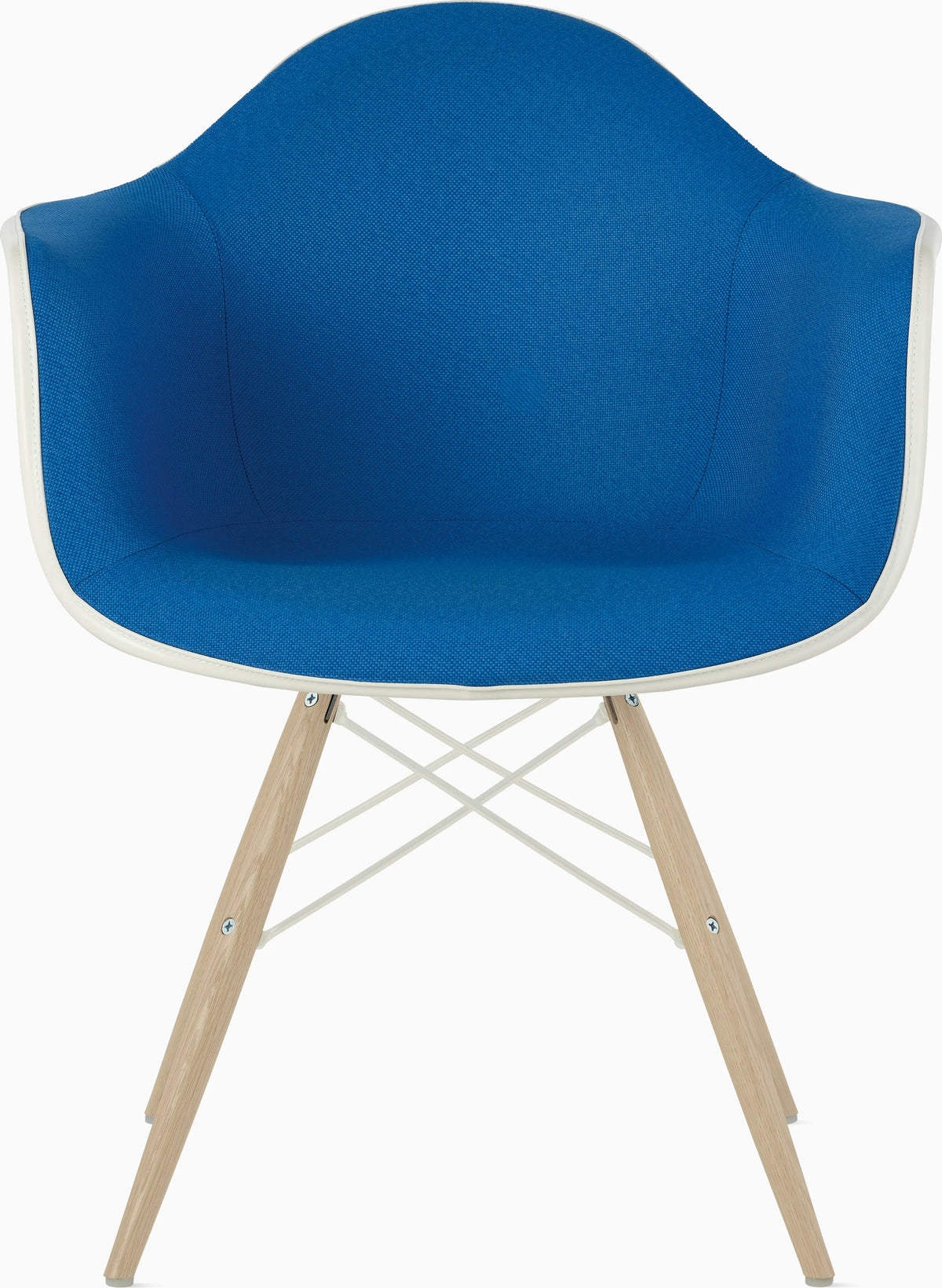 Eames Upholstered Molded Plastic Armchair
