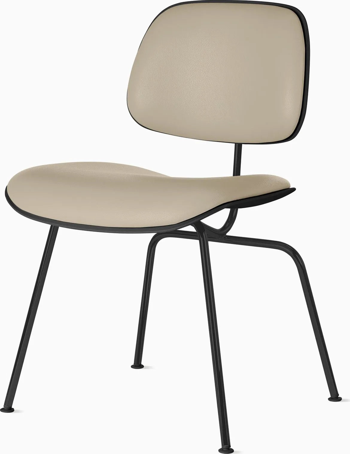 Eames Molded Plastic Dining Chair (EC-127), Upholstered