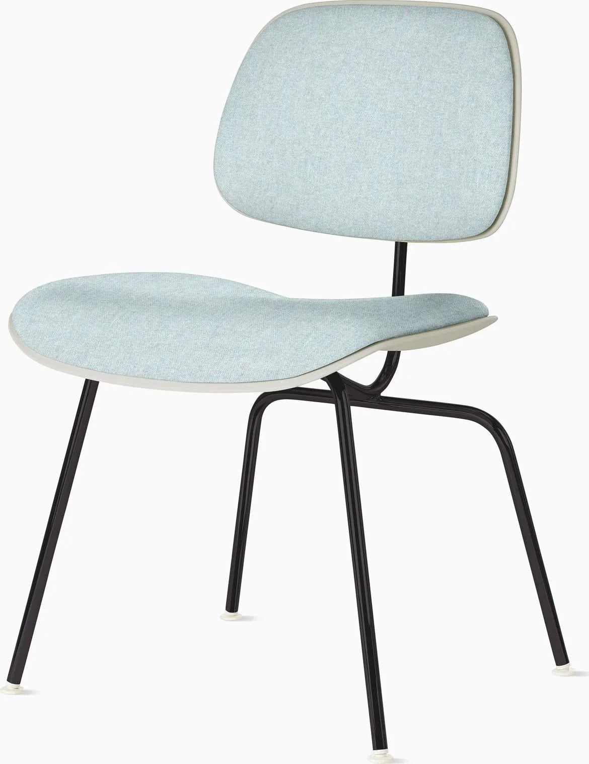Eames Molded Plastic Dining Chair (EC-127), Upholstered