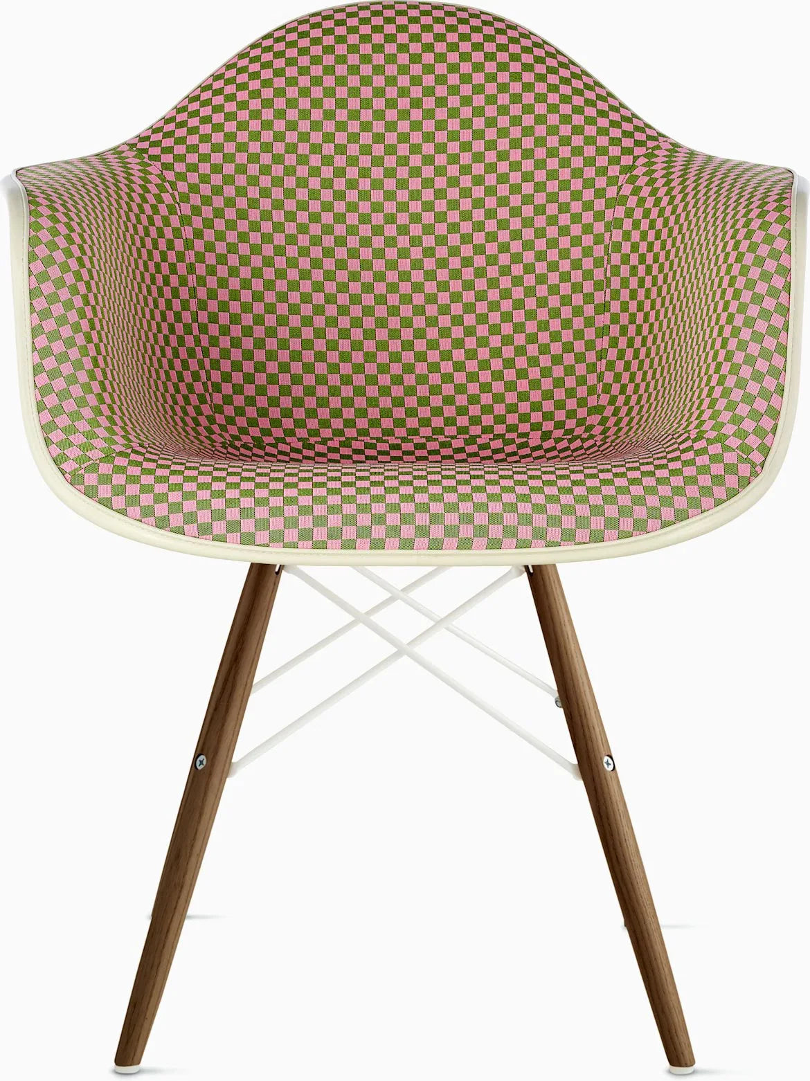 Eames Upholstered Molded Plastic Armchair