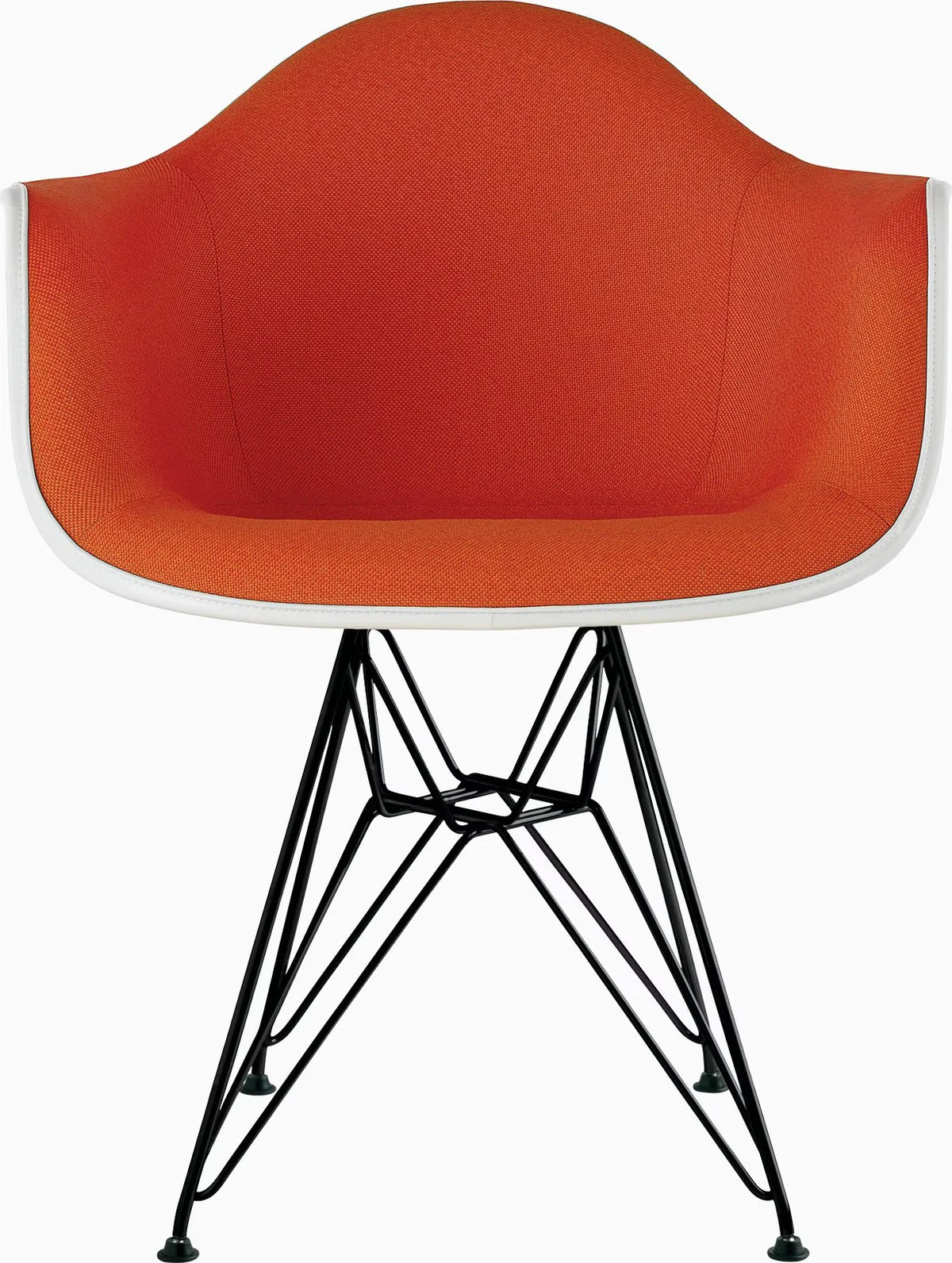 Eames Upholstered Molded Plastic Armchair