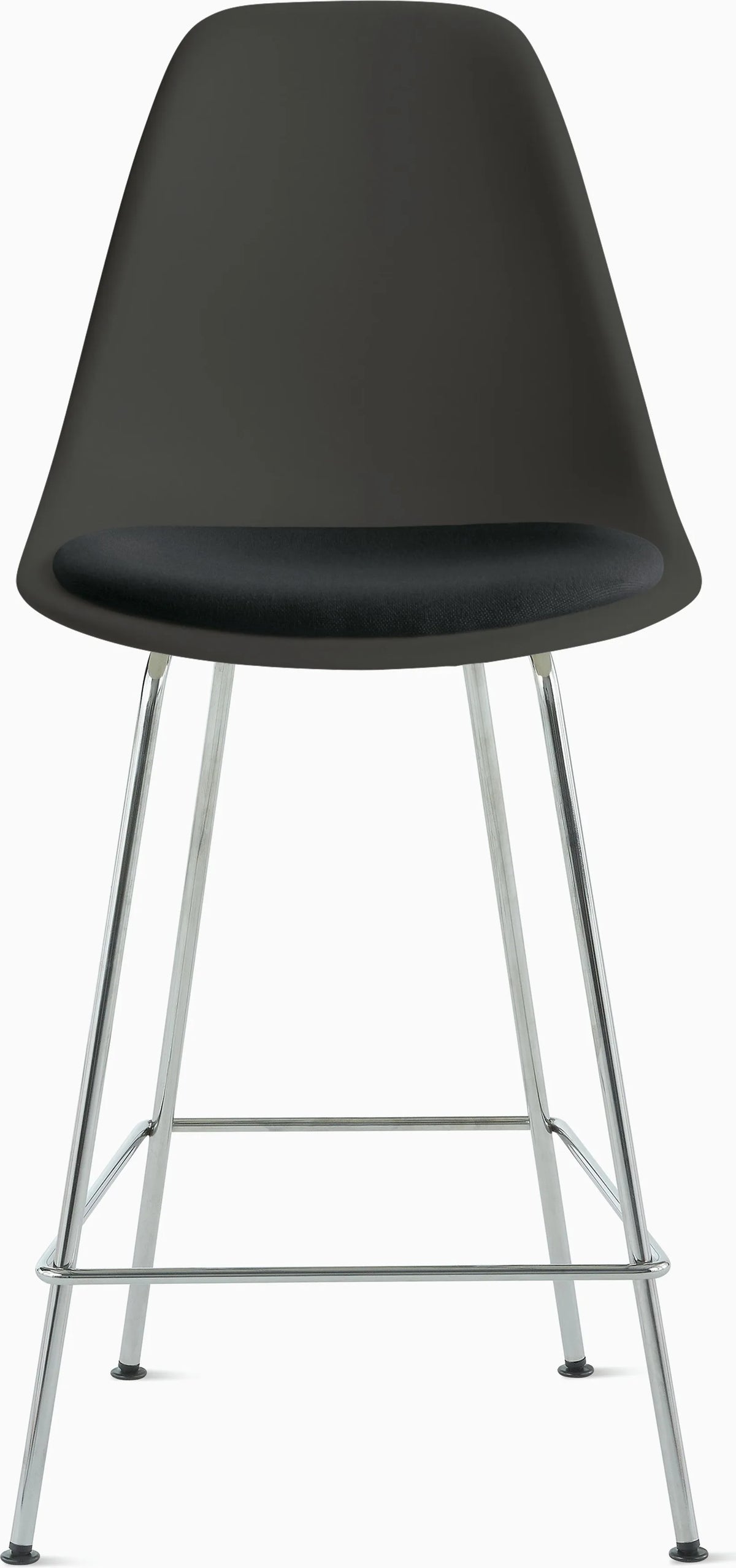 Eames Molded Plastic Stool with Seat Pad