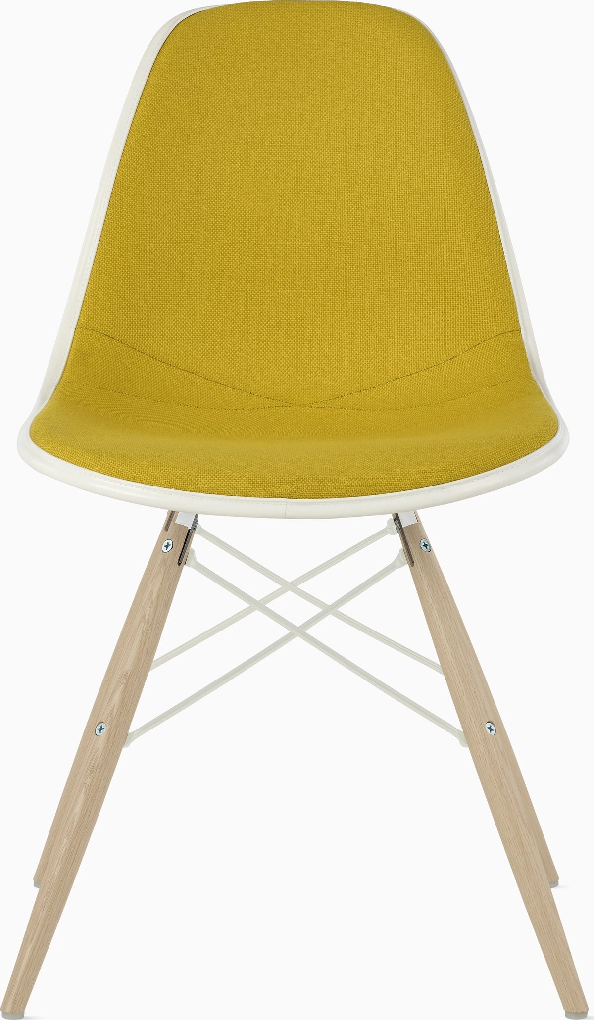 Eames Upholstered Molded Plastic Side Chair