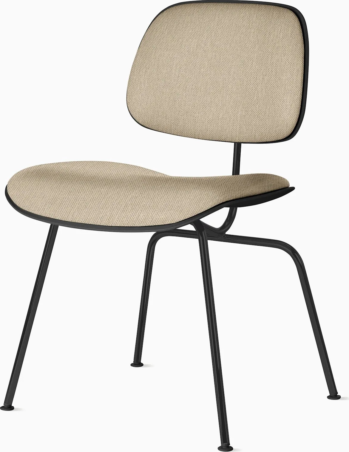 Eames Molded Plastic Dining Chair (EC-127), Upholstered