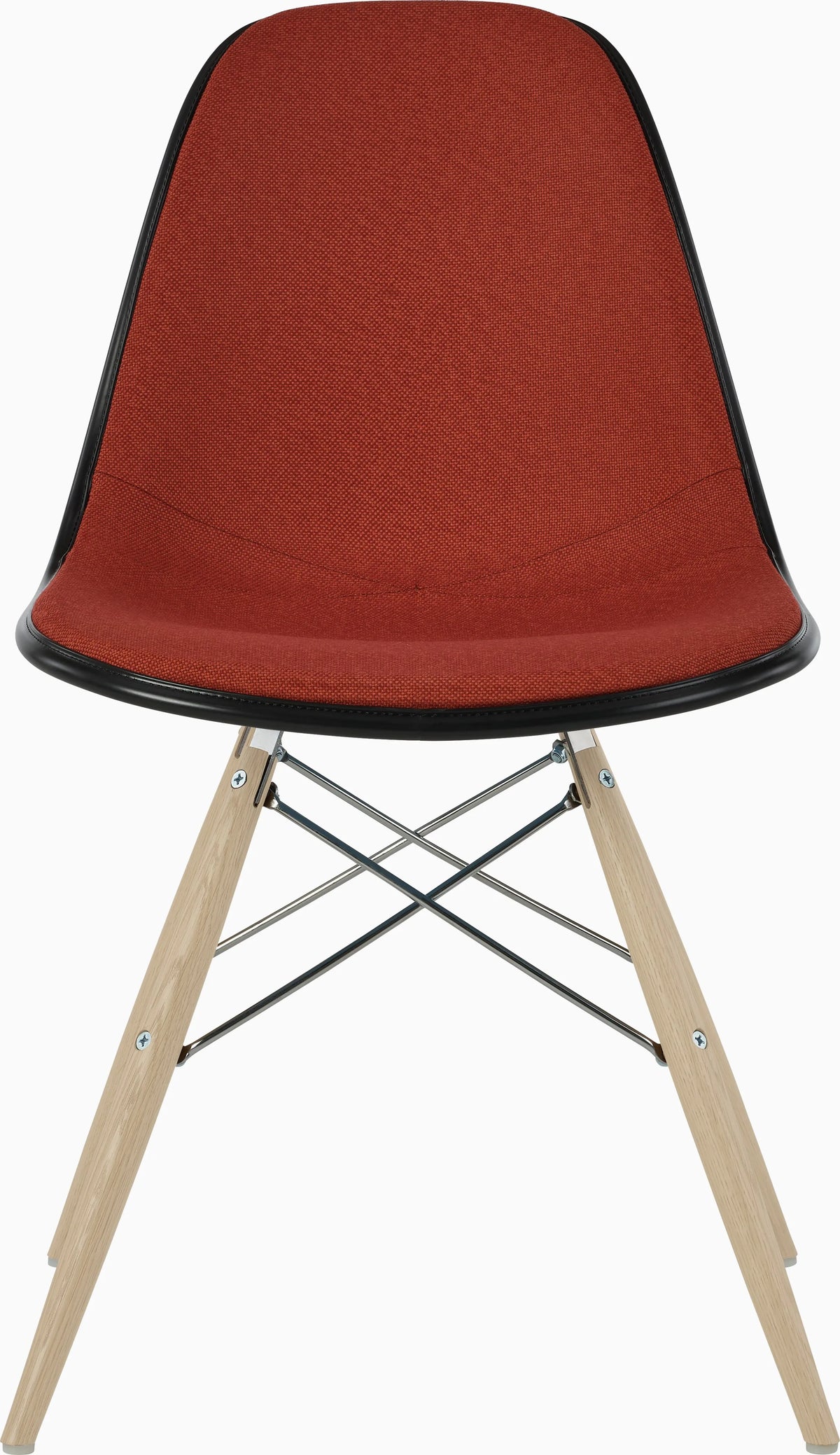 Eames Upholstered Molded Plastic Side Chair