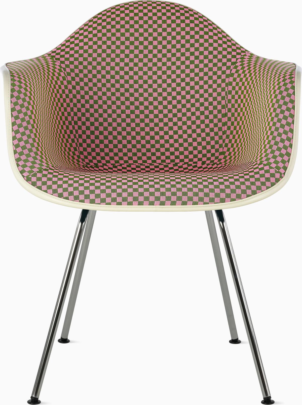 Eames Upholstered Molded Plastic Armchair
