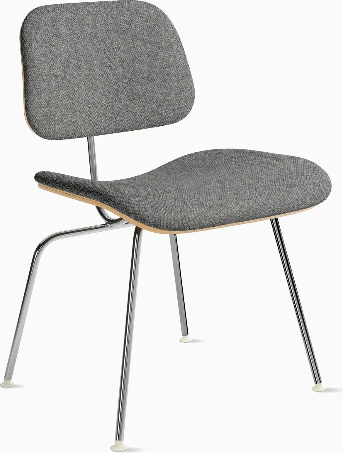 Eames Molded Plywood Dining Chair Metal Base (DCM), Non Upholstered