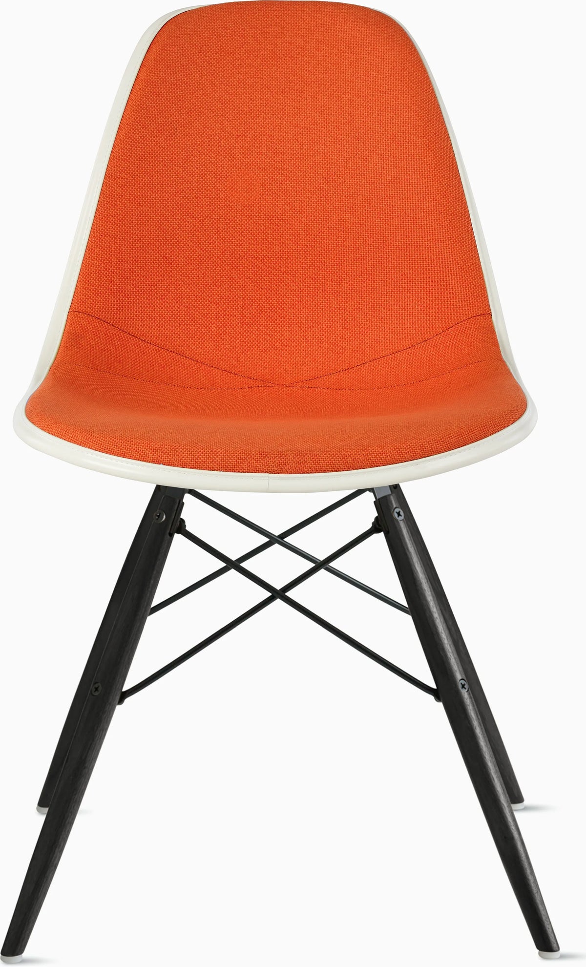 Eames Upholstered Molded Plastic Side Chair