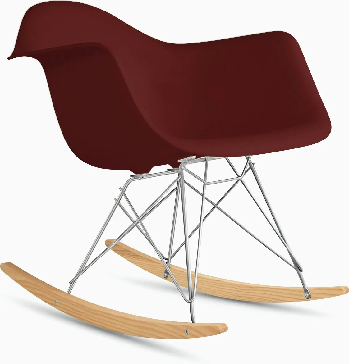 Eames Molded Plastic Armchair, Rocker Base