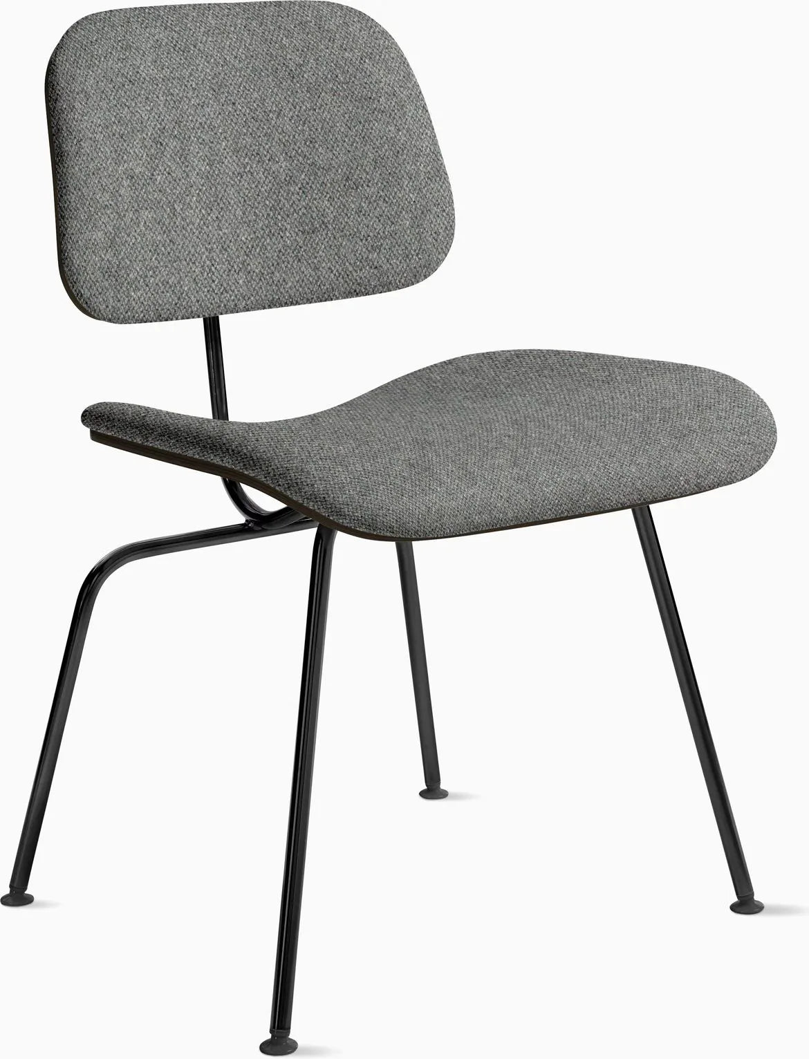 Eames Molded Plywood Dining Chair Metal Base (DCM), Non Upholstered