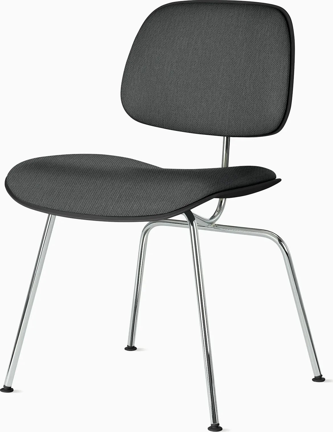 Eames Molded Plastic Dining Chair (EC-127), Upholstered