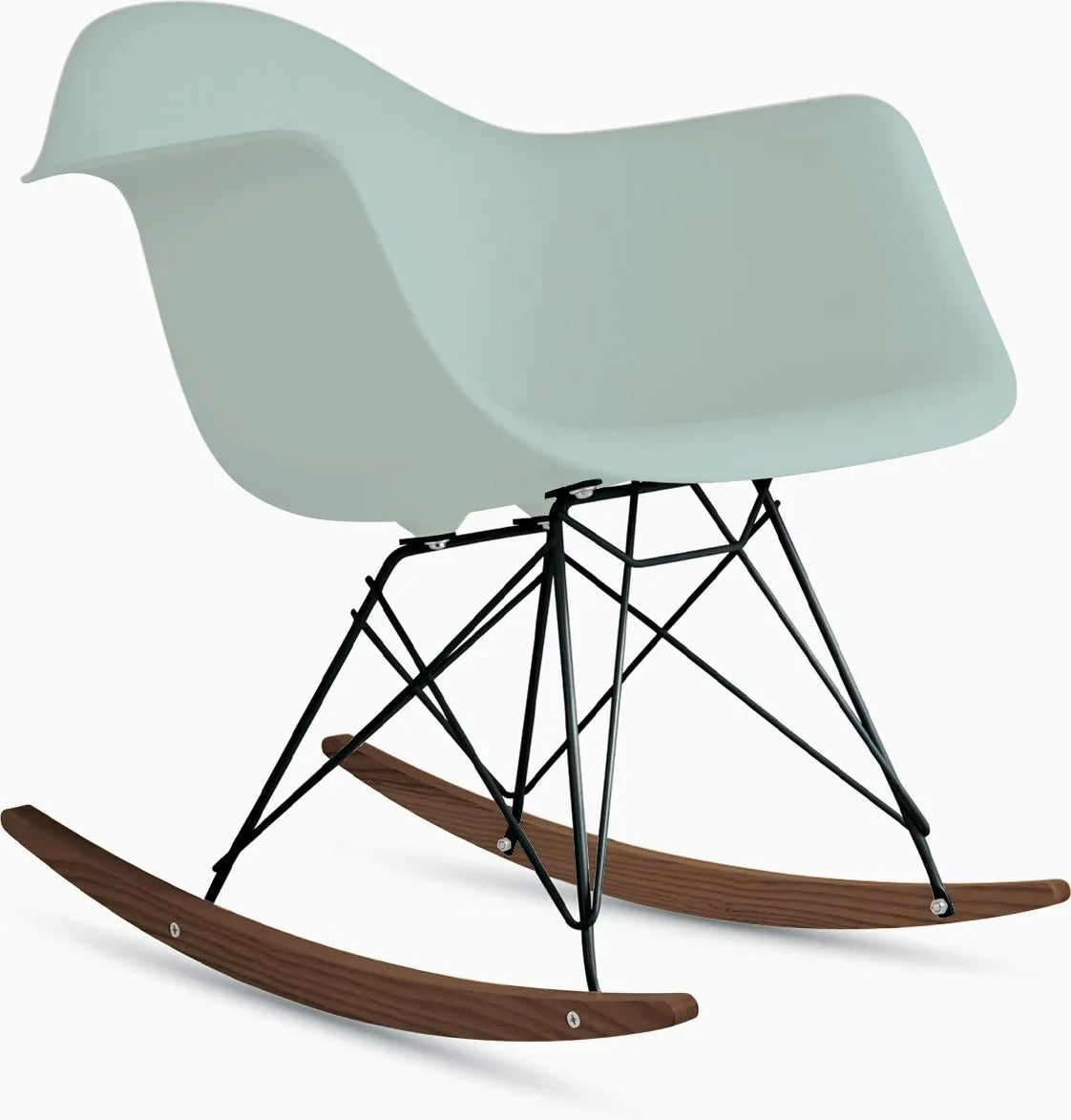 Eames Molded Plastic Armchair, Rocker Base
